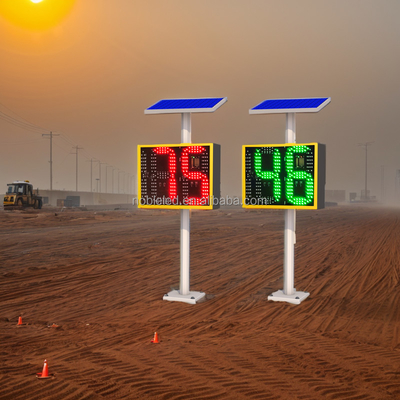 Installation Type With Mounting Brackets Digital Speed Limit Signs Suggestion install height 2.5-4 Meters By Phone App Control