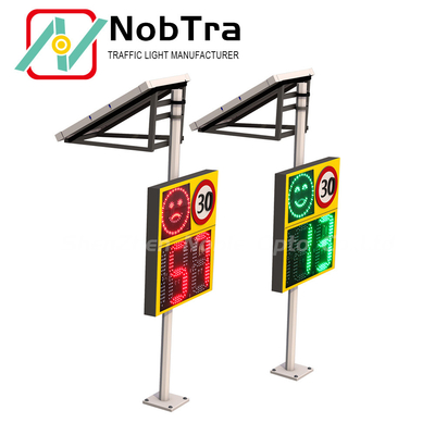 Modulation Method W Waveform Detects Moving Vehicles Solar Powered Radar Speed Signs with Customizable Integrated Radar
