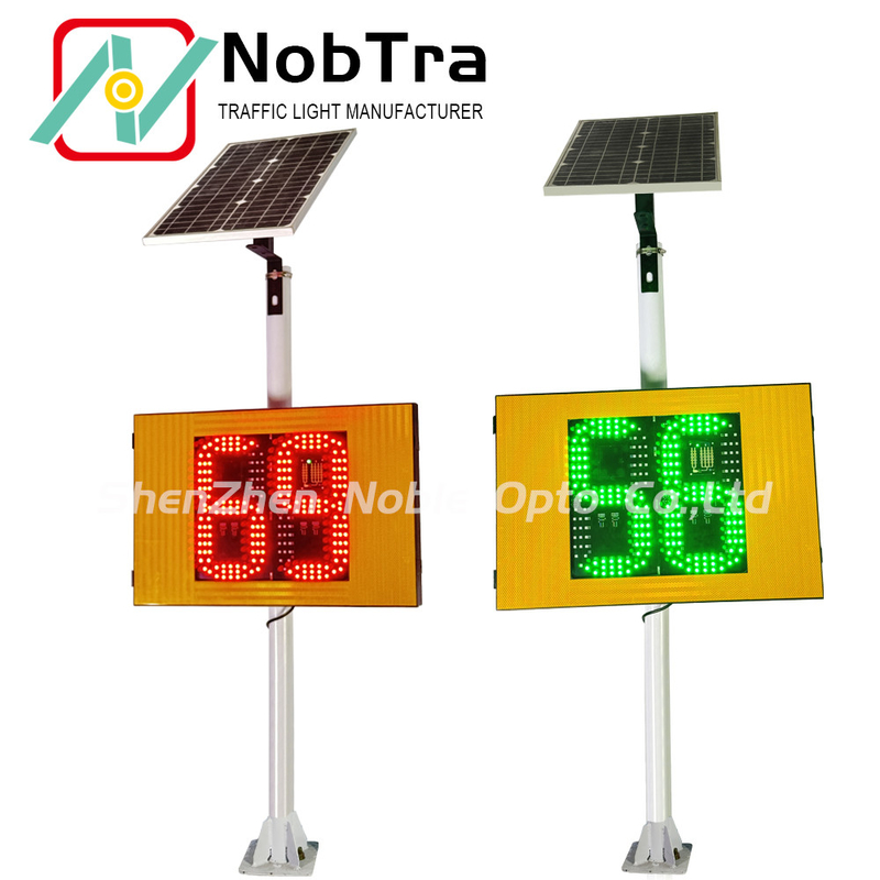 Solar Powered Radar Speed Sign with IP54 LED Display and 60W Solar Panel