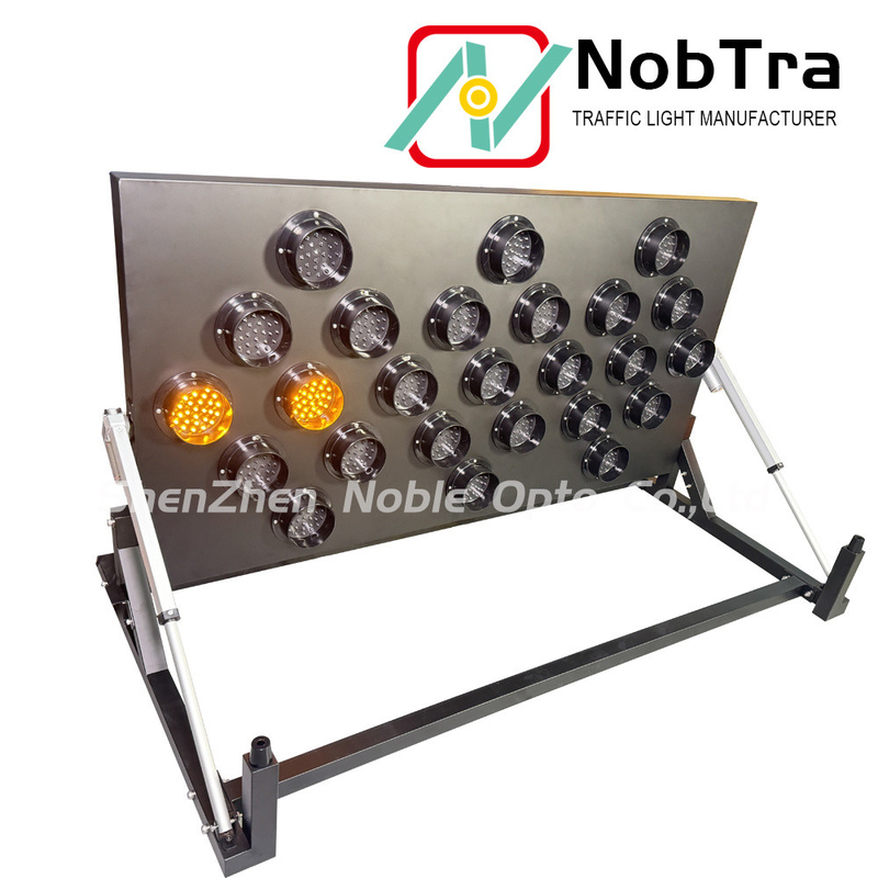 Portable LED Arrow Boards with 25 Lamps for Enhanced Vehicle Safety