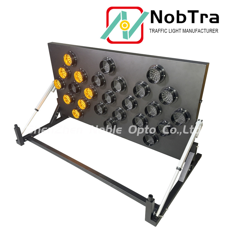 Brightness Adjustment LED Arrow Boards In Iron Housing 12/24VDC Operating
