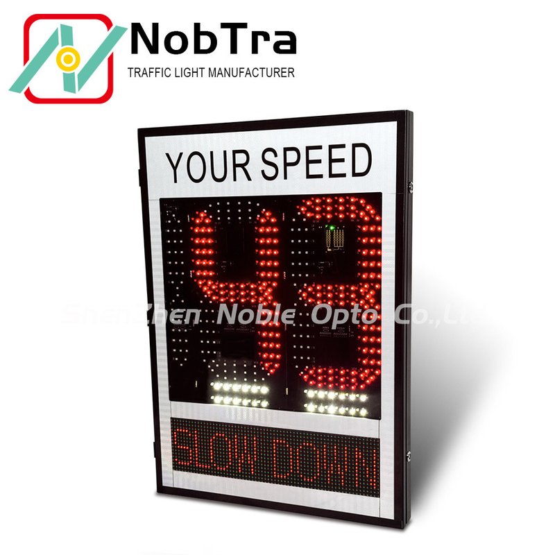 Working Voltage 12VDC Slow Down Speed Limit Signs for Traffic Control