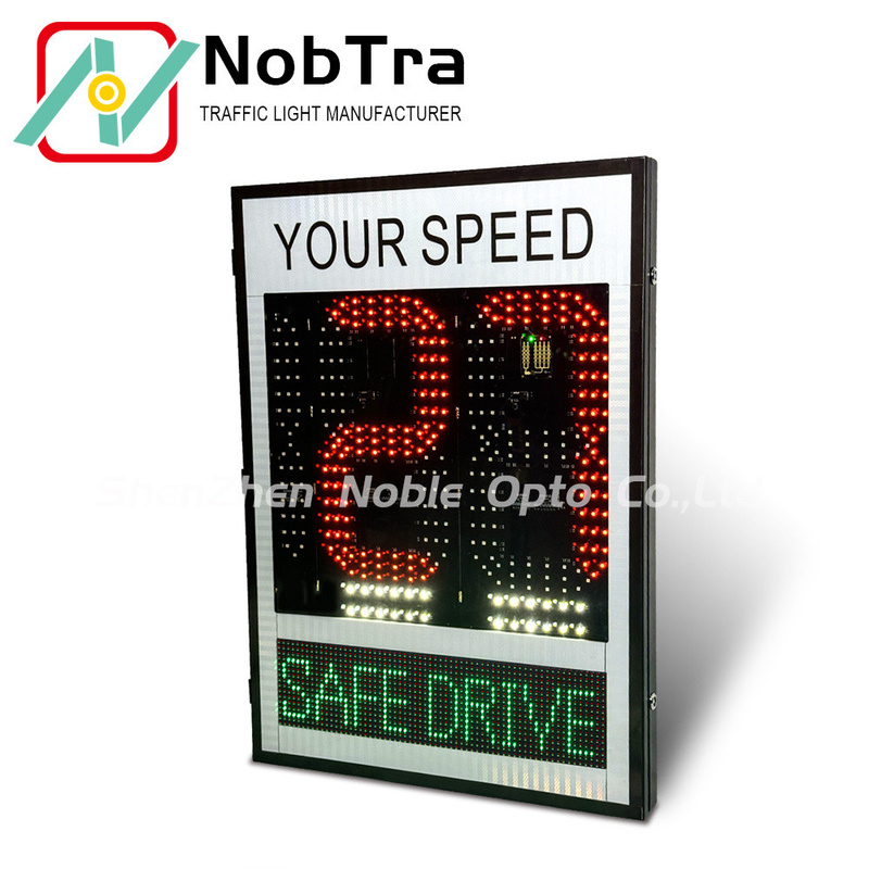 IP54 Ce Certified Slow Down Vehicle Speed Outdoor Display Limit Signs