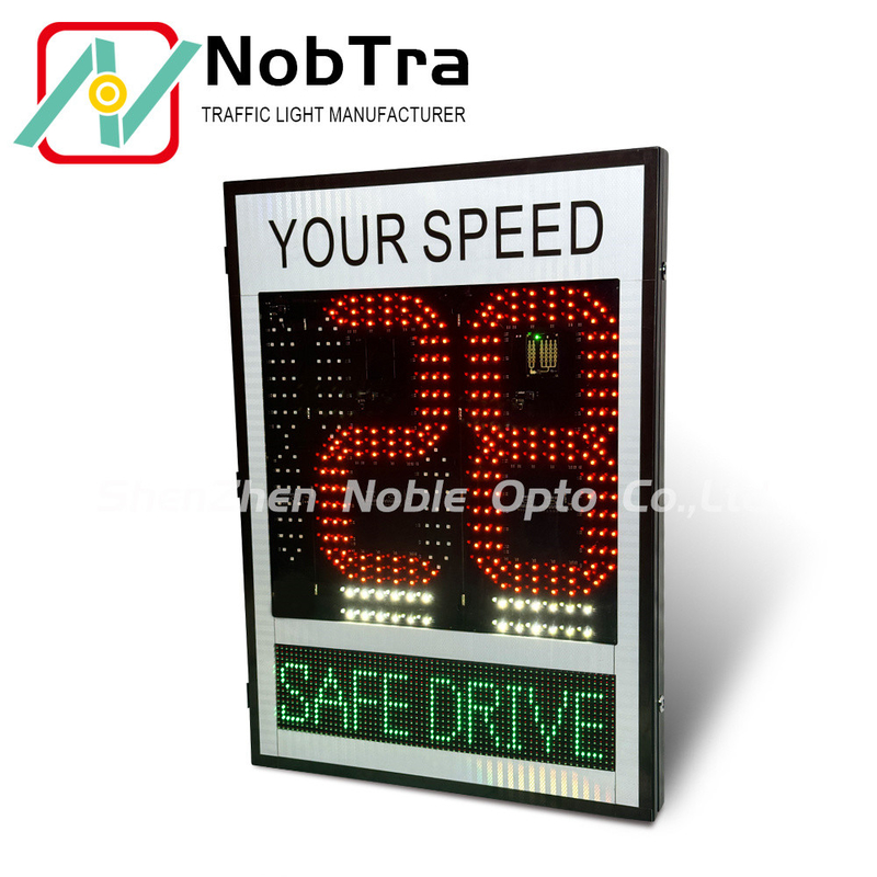 60W Solar Panel With Solar Charge Slow Down Speed Limit Signs for Traffic Control