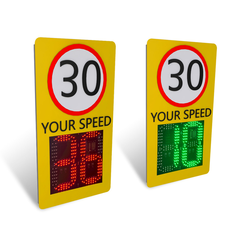 150M Distance CW Detection Solar Speed Sign With Phone APP Control