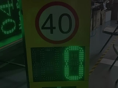 Pole Mounted Solar Powered LED Radar Pace Indicators with Remote Control and Data Logging