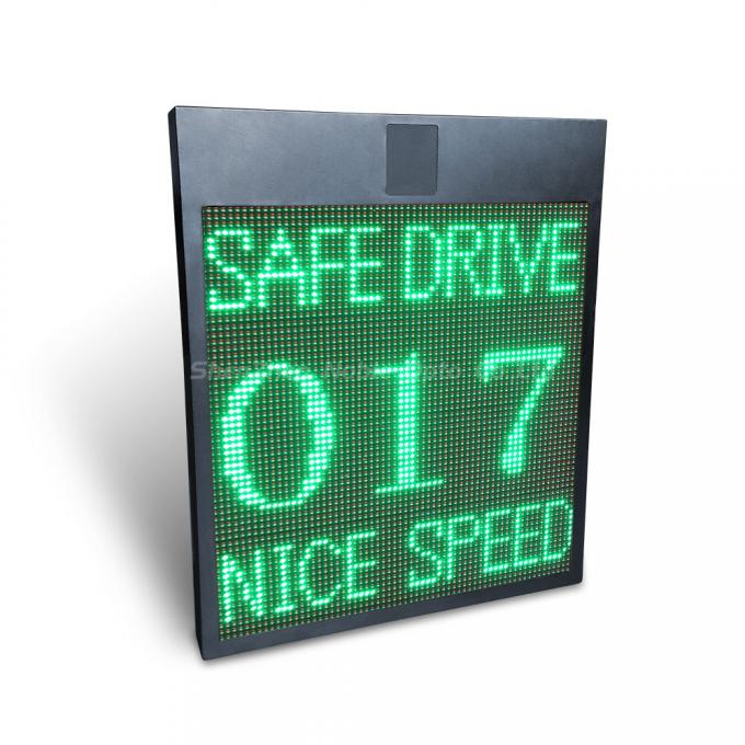 Phone APP Control VMS Display Solar Powered Radar Speed Signs With /- 2 ...