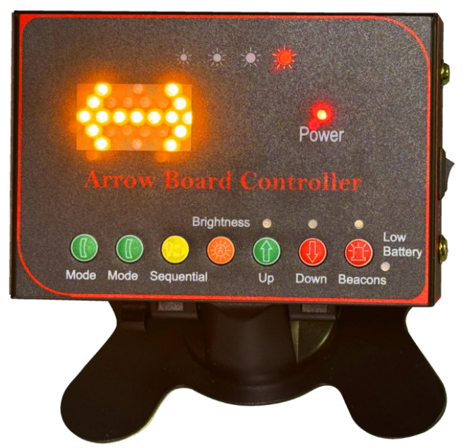 Remote-Controlled Traffic Arrow Board with Waterproof Housing